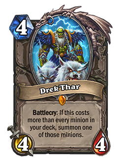 Drek'Thar's Power Adjusted Down