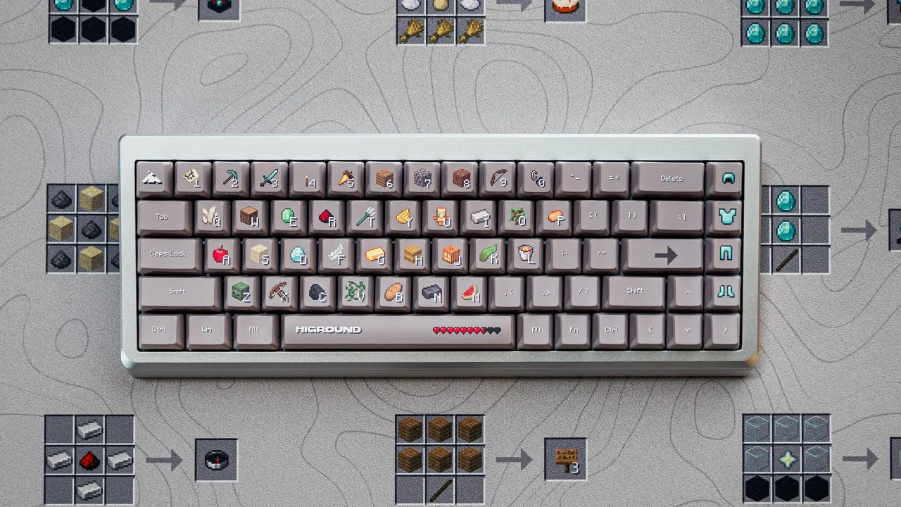 Inventory design on the Summit model keyboard