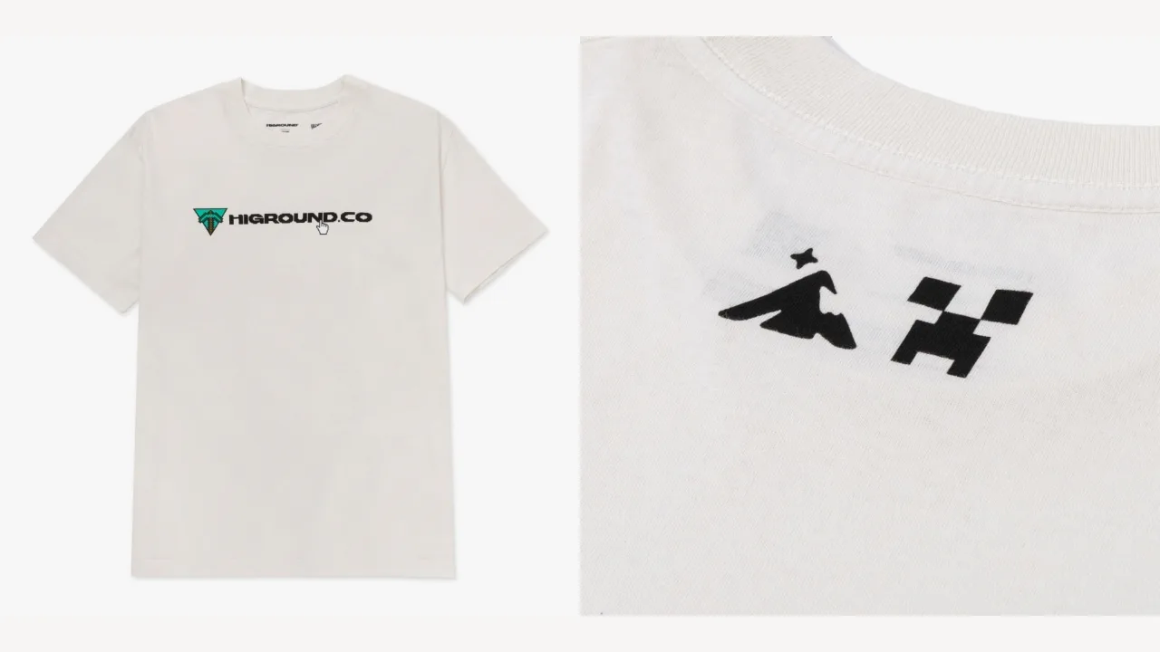 T-shirt in the Minecraft x Higround collection