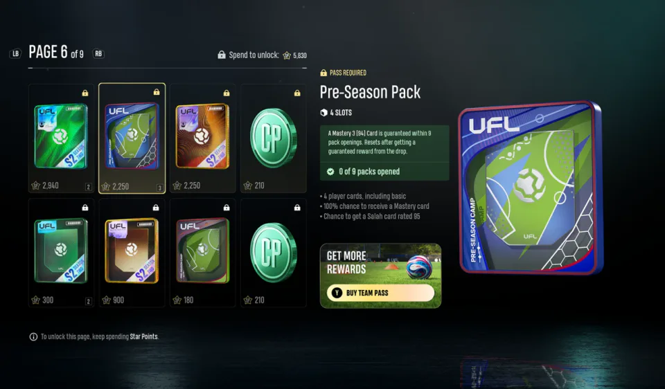 Build Up! Pre-Season Camp Team Pass Is Now Available in UFL image 006