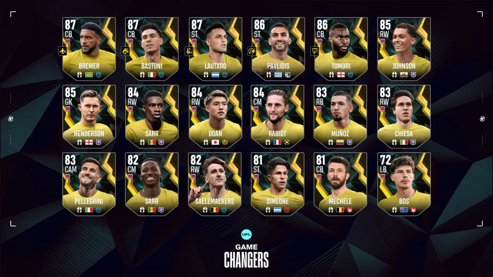 Fresh Week, Fresh Talent: October Game Changers Pack 1 Out Now!