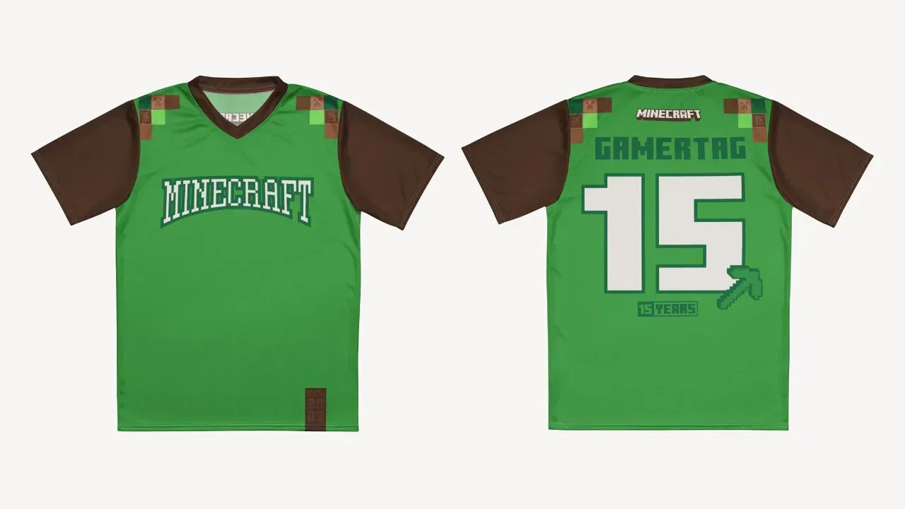 Minecraft gamertag jersey