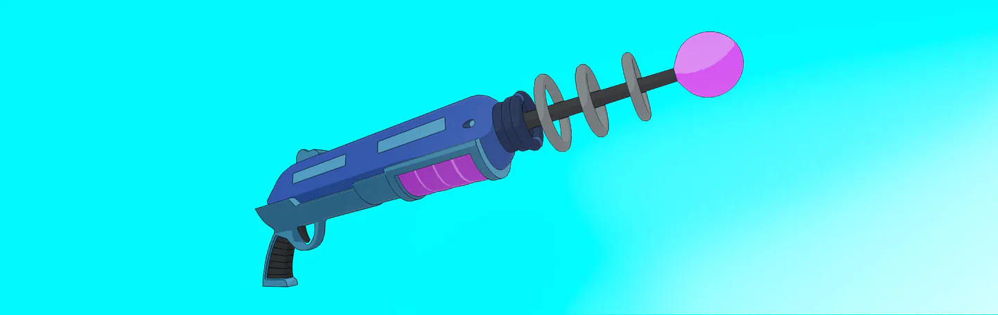 Fortnite Bender's Shiny Metal Raygun