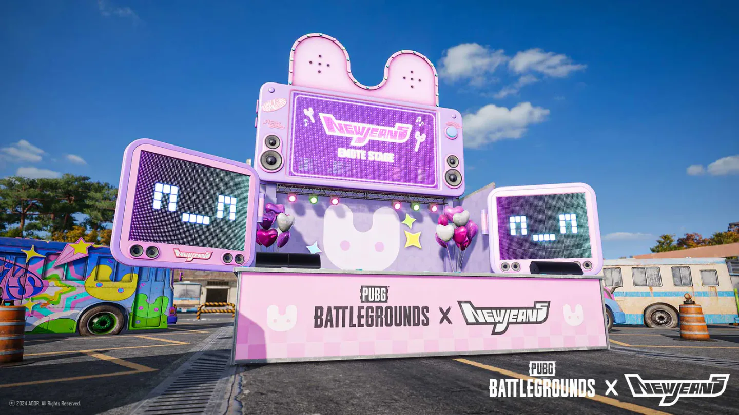 PUBG x NewJeans Truck Stage