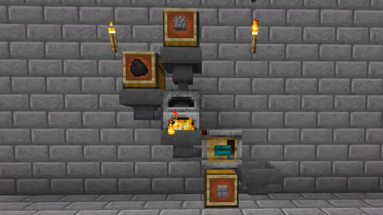 A screenshot of a crafter machine