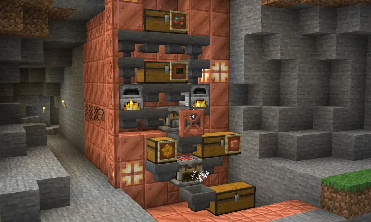 A screenshot of a crafter machine