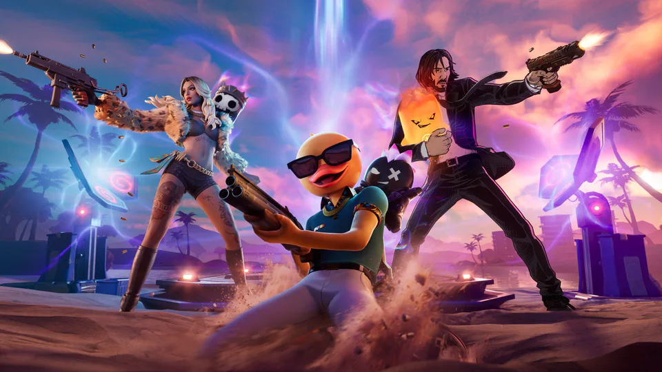Extract and Collect Sprites on a New Map in Fortnite: Runners