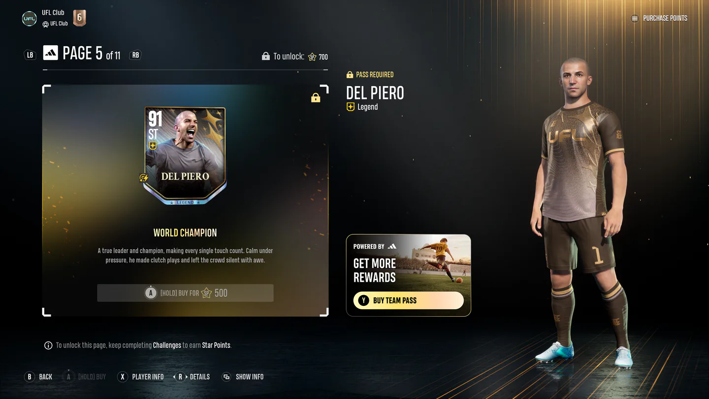 Unlock Del Piero and Retro Kits Now image 006