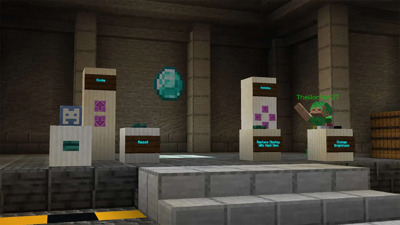 The powerful Item Displays feature