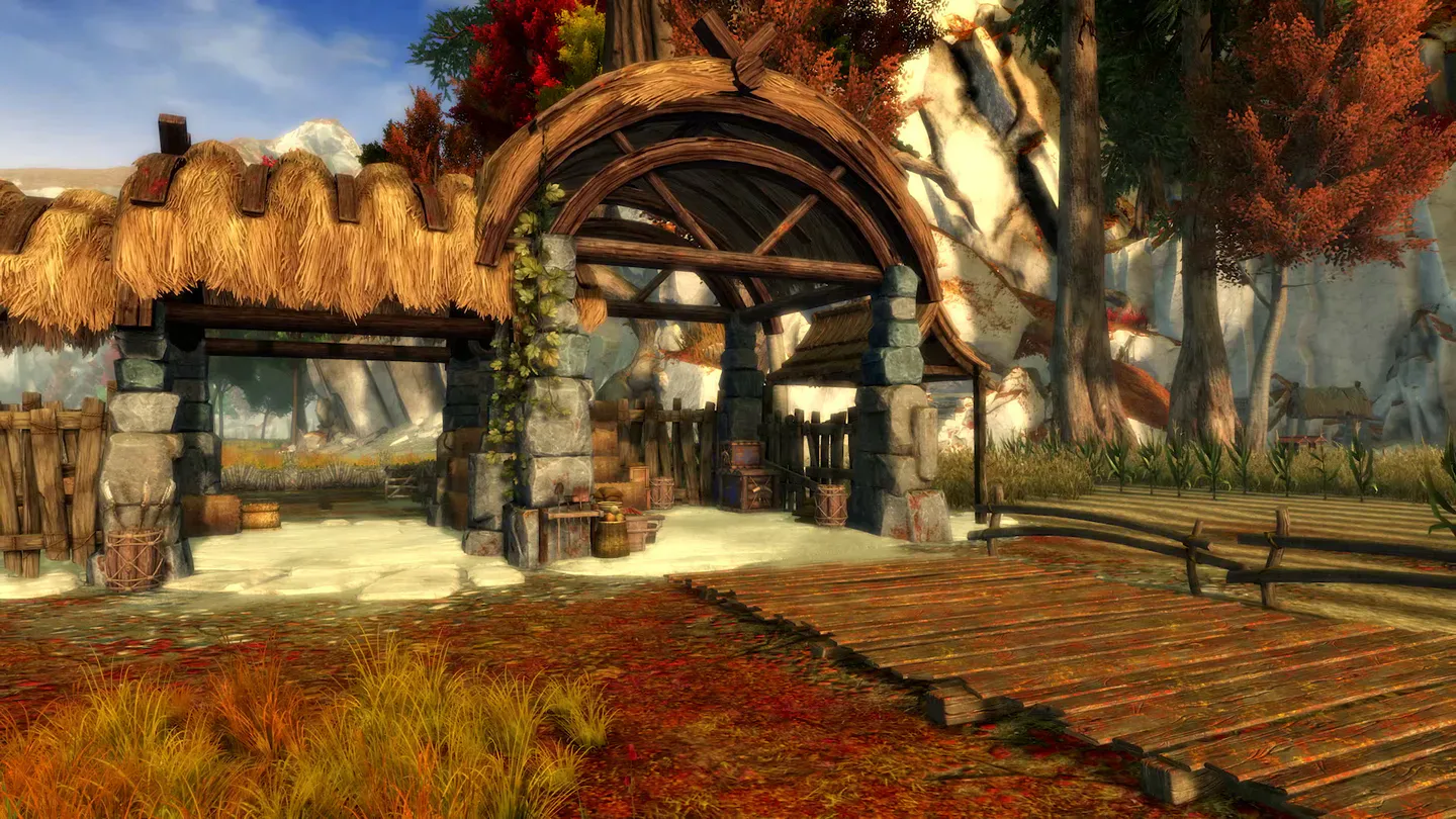 A homestead in Guild Wars 2 Janthir Wilds