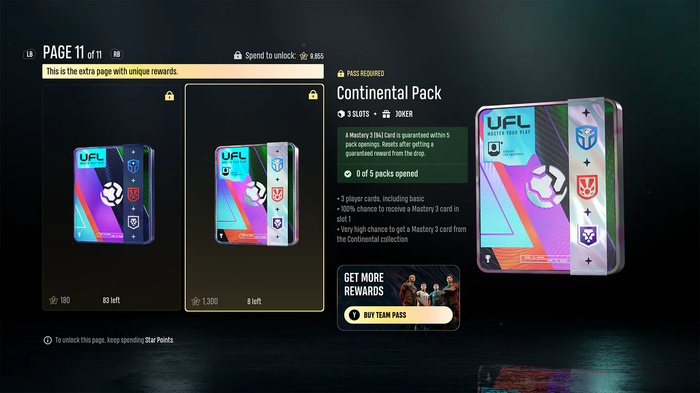 Unlock Elite Players in Team Pass image 015