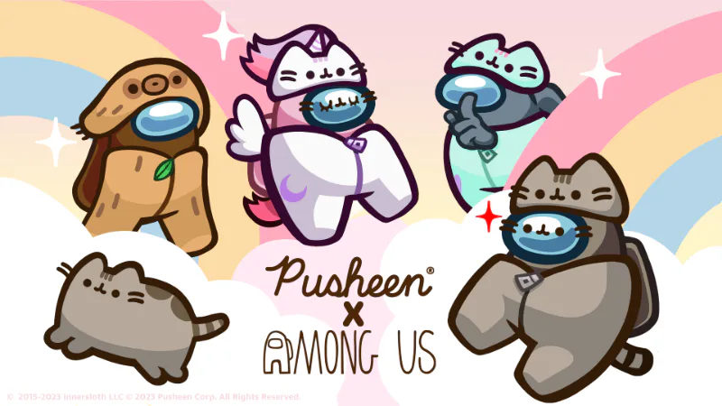 It's Back! ✨🌈 Among Us x Pusheen artwork