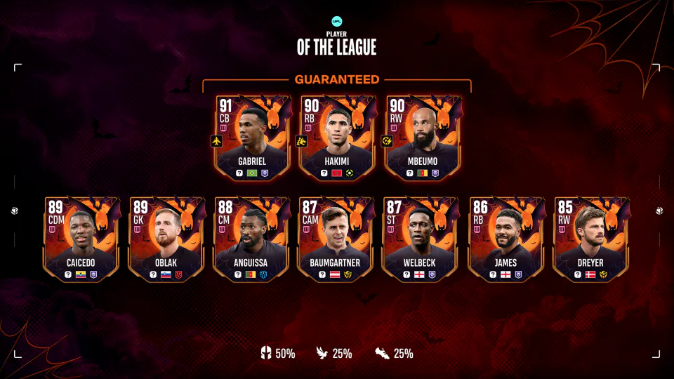 November League Pack: Claim the Best of the Month!