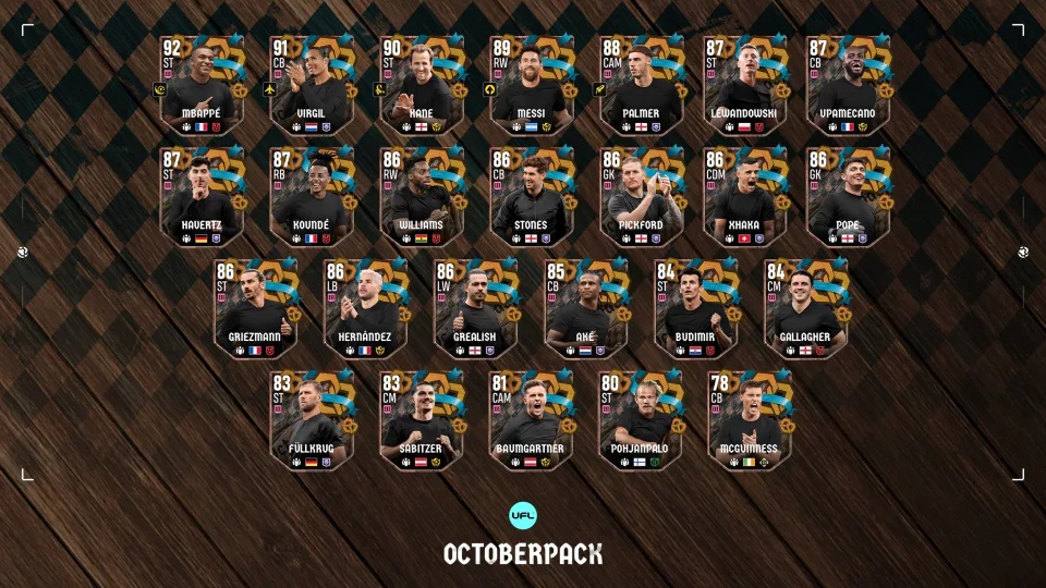 Autumn Glory in UFL: Unlock Octoberpack and Rise Through Challenges!