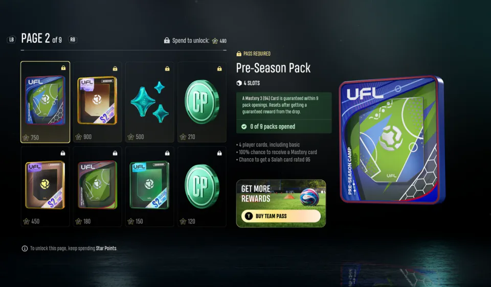 Build Up! Pre-Season Camp Team Pass Is Now Available in UFL image 002