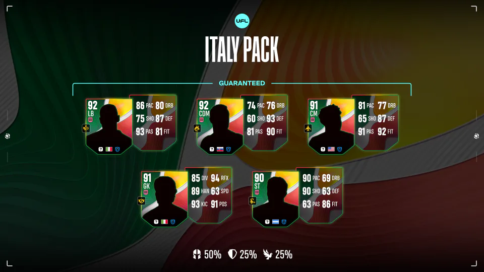 Italian Pack Lands This Weekend!