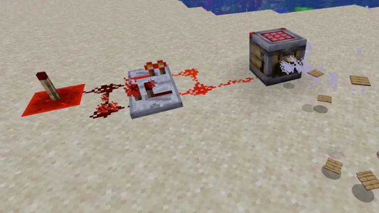 A screenshot of a crafter machine