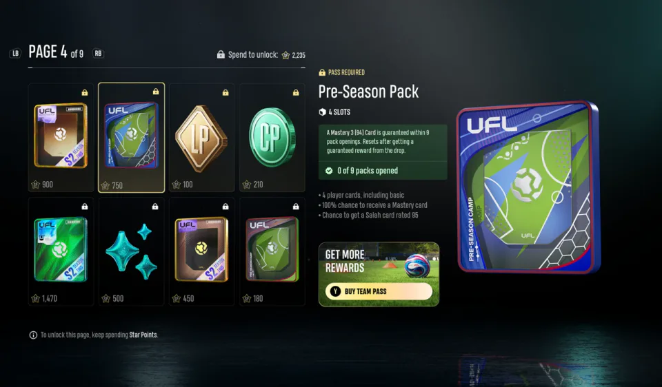 Build Up! Pre-Season Camp Team Pass Is Now Available in UFL image 004